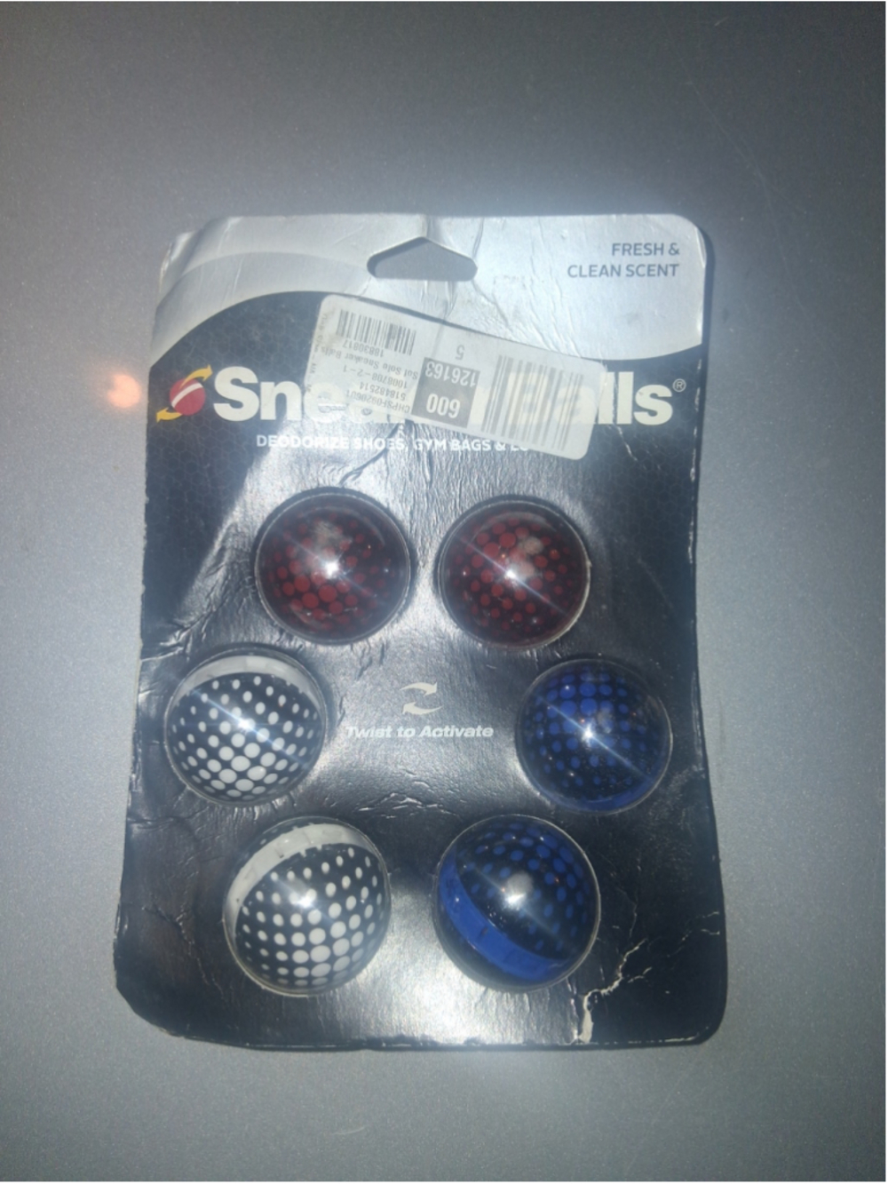 Sneaker Balls Shoe Freshener Deodorizer One Size Multi-color